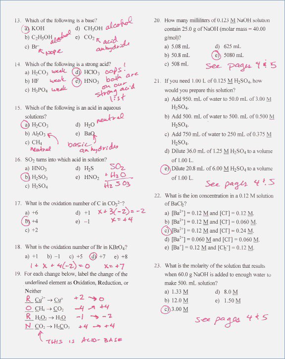 Assigning Oxidation Numbers Worksheet Answers â Careless Me
